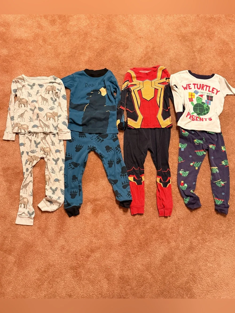 Bundle of 4 Pajama Sets - Boy 3T